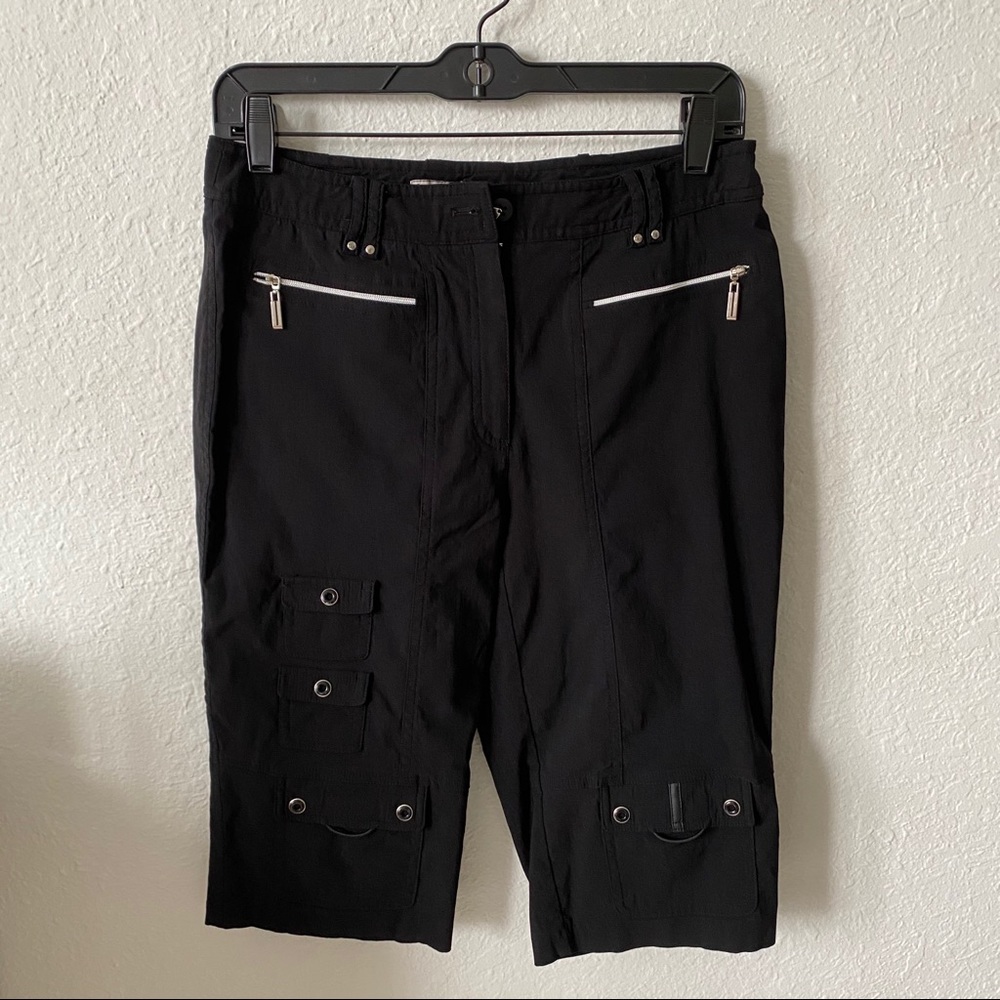 Jamie Sadock Black Golf Capri Pant